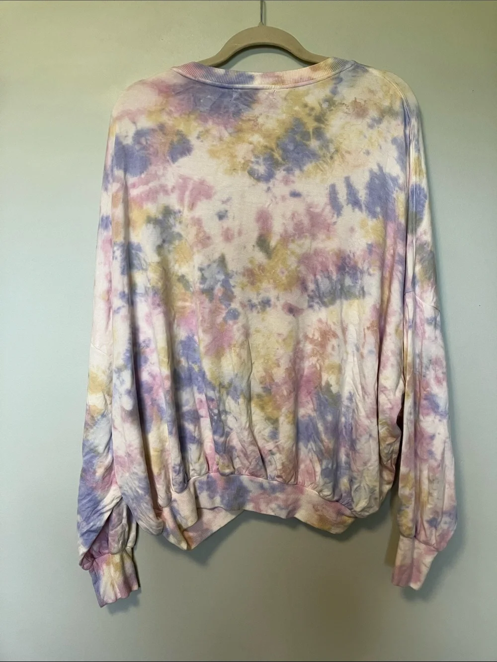 Young Fabulous & Broke Pastel Tie-Dye Crewneck Sweatshirt - Picture 4 of 4